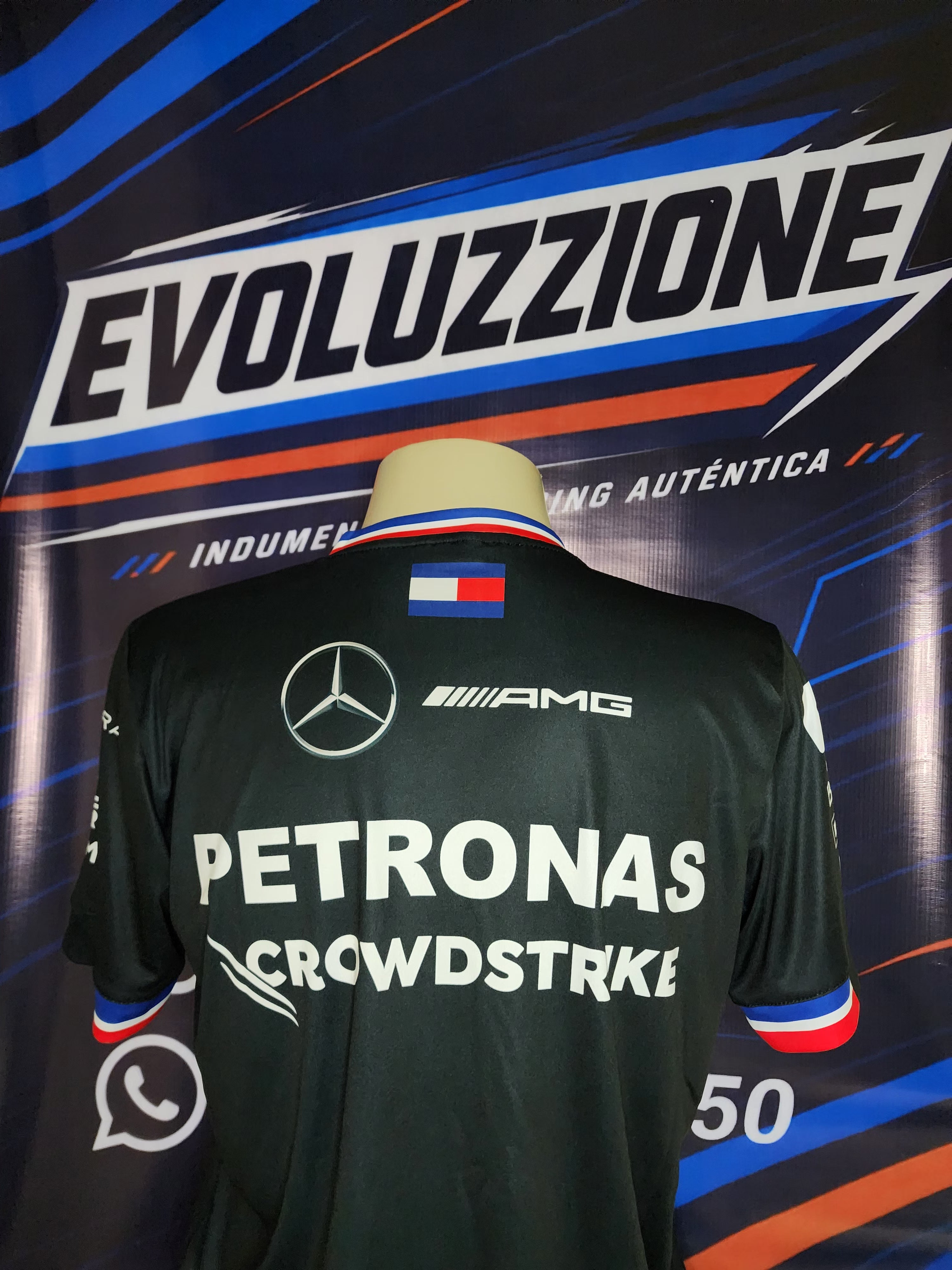 Remera Mercedes F1 Team 2024 (BLACK)
