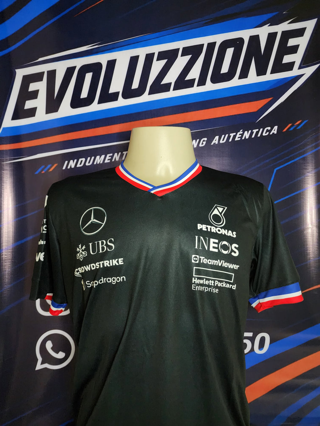 Remera Mercedes F1 Team 2024 (BLACK)