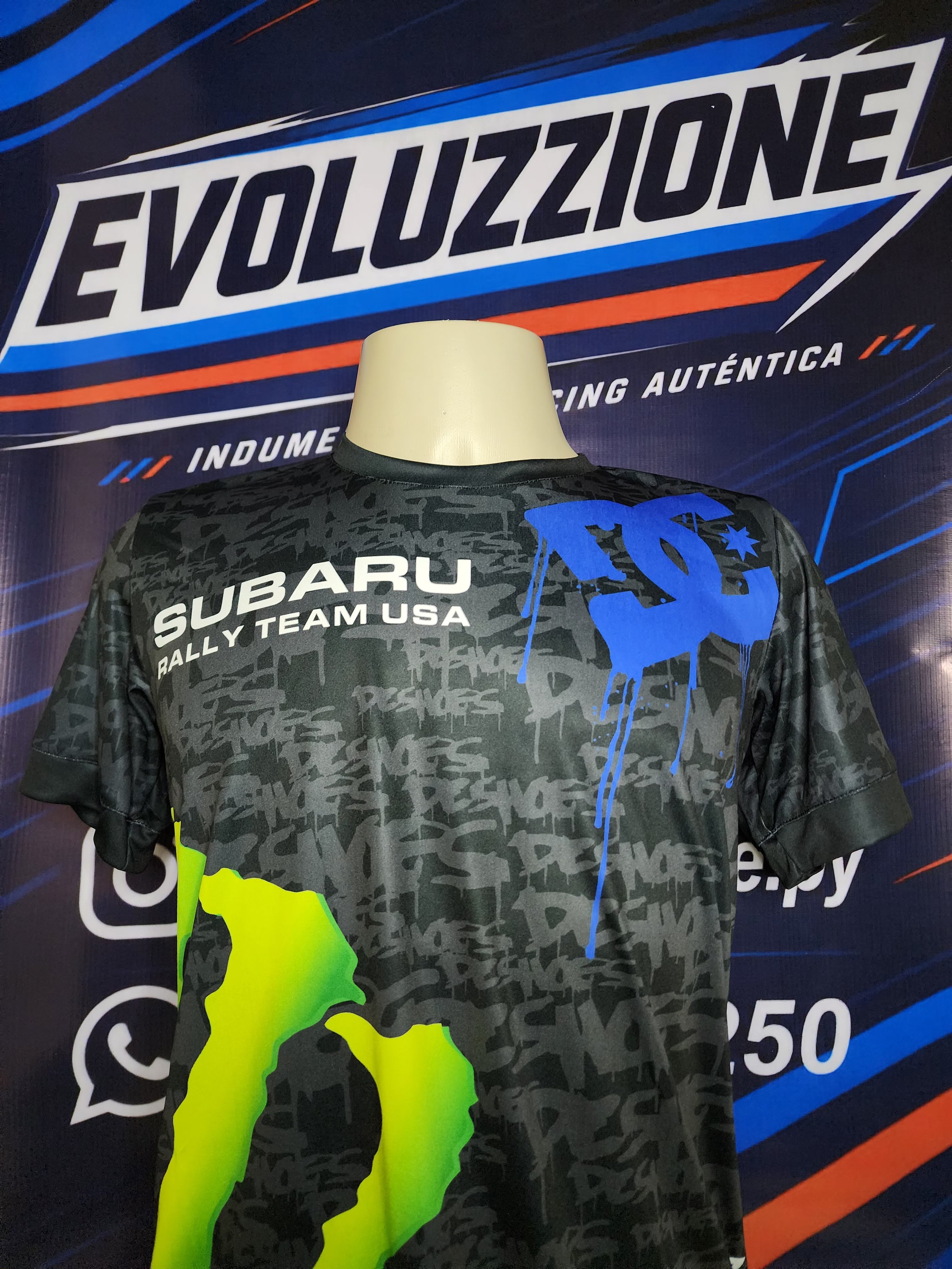 Remera Subaru x Monster Rally Team