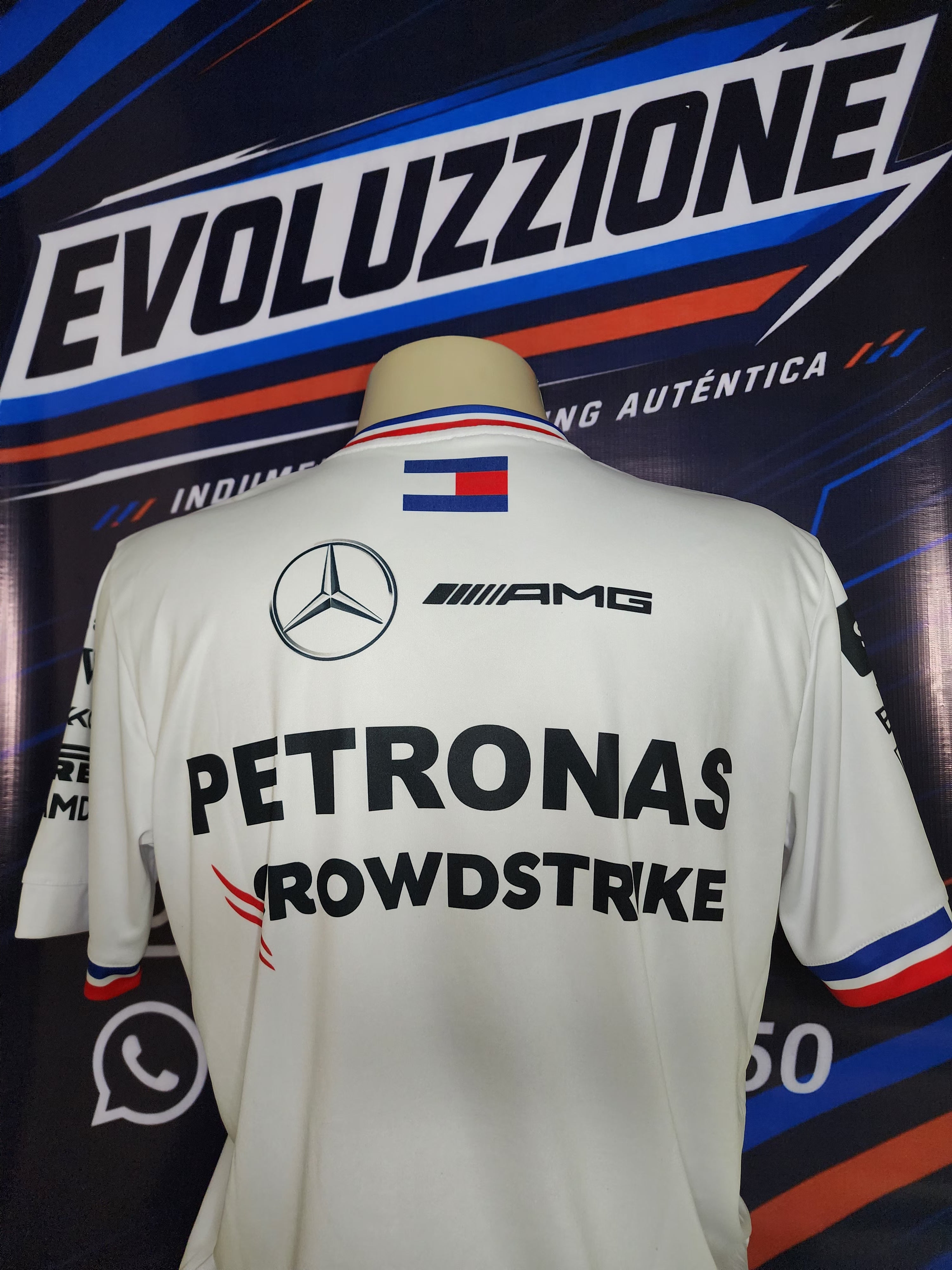 Remera mercedes F1 Team 2024 (WHITE)