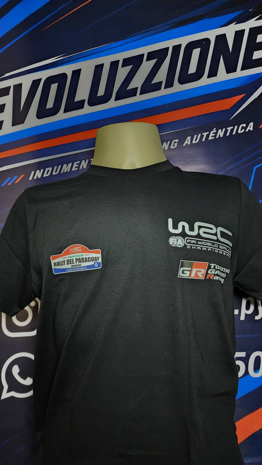 Remera WRC del Paraguay 2026 (Black)